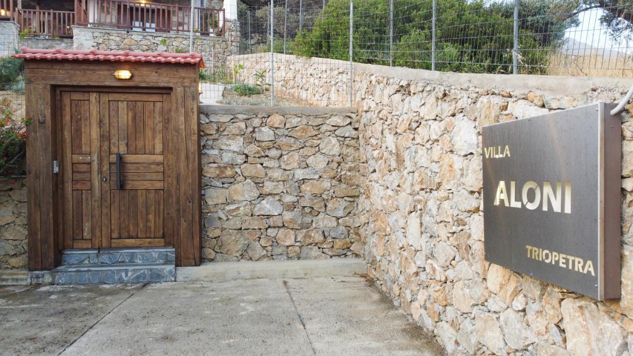 Villa Aloni In Triopetra Luaran gambar